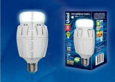 лампа энергосберегающая цилиндр Белый дневной 30W UL-08981  LED-M88-30W/NW/E27/FR ALV01WH Uniel