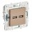 Розетка встраиваемая USB IEK SKANDY A+A 3,1А SK-U21-D31-K98 SK-R15Sa песочный