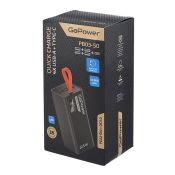 Внешний аккумулятор (Powerbank) GoPower PB03-50 50000mAh черный