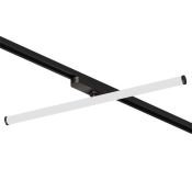 Трековый светильник однофазный  15W Белый дневной SOLID STROM DK6648-BK IP20 на шинопровод черный
