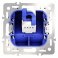 Механизм розетки компьютерной RJ45 кат.6 S70