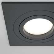 Встраиваемый светильник  10W Атом / Atom DL024-2-01B 1*GU10 круглый черный