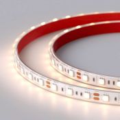 Светодиодная лента Белый теплый 5060 12V 14.4W/m  60Led/метр герм (силиконовая трубка) 022325(2) RTW-PS-B60-12mm 3000K  LUX