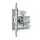 Штепсельная розетка встраиваемая IEK SKANDY 16А SK-R14-16-K23 SK-R04S с з/к без з/ш серебряный