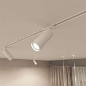 Трековый светильник однофазный  15W SOLID TUBE DK6202-WH под лампу GU10 IP20 на шинопровод белый