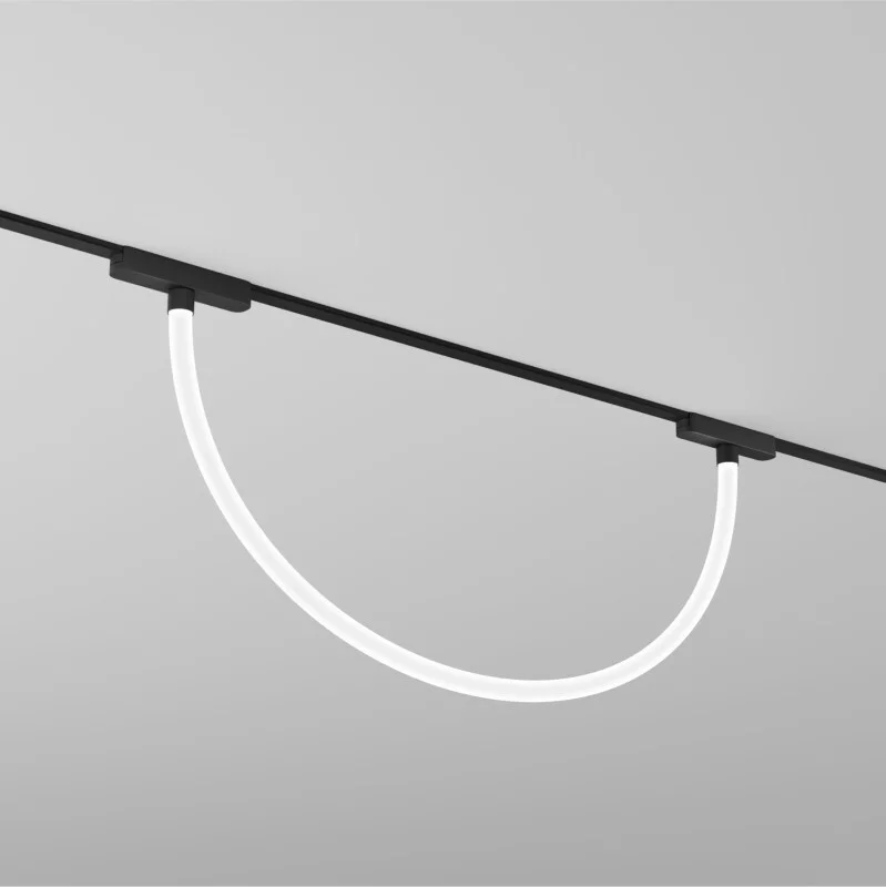 Трековый светильник  12W Белый дневной AIR RAY DK5357-BK IP20 на магнитный шинопровод черный