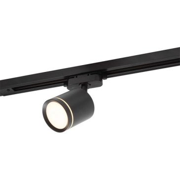 Трековый светильник   5W Белый теплый SOLID RIBE DK6401-BK IP20 на шинопровод черный