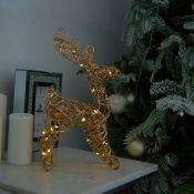 фигура светодиодная ЗОЛОТОЙ ОЛЕНЬ UL-00012364 ULD-M2430-030-STB-3AA WARM WHITE IP20 GOLDEN DEER
