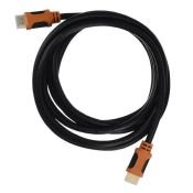 Кабель штекер HDMI- штекер HDMI GoPower V2.0 4K 60Hz черный 3м