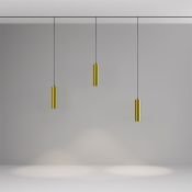 Трековый светильник подвесной 12W Белый дневной TR041-2-12W4K-BBS Фокус/Focus Led Exility латунь