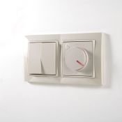 Рамка пластик 2 поста WERKEL Snabb Basic WL03-Frame-02 / W0022003  слоновая кость Уценка!!!