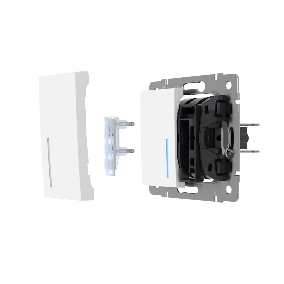 Блок LED подсветки для выключателя W8010102/a069707 голубой (2 шт)