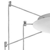 Подвесной светильник без лампы Lightstar 757069 CONE 6х40W GU10 конус хром