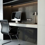 Выключатель встраиваемый двухклавишный перекрестный  WERKEL W1223004 дымчатый