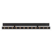 Магнитный трековый светильник 12W Белый дневной MAG-DOTS-FOLD-25-S400 30deg  24V на магнитный шинопровод черный 034220