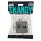 Розетка встраиваемая комбинированная IEK SKANDY SK-AK20-2-K03 SK-A15Gr TV+RJ45 кат.6 серый