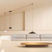 Трековый светильник  24W Белый-MIX BELTY SMART FLOW DK5660-BK IP20 на шинопровод черный