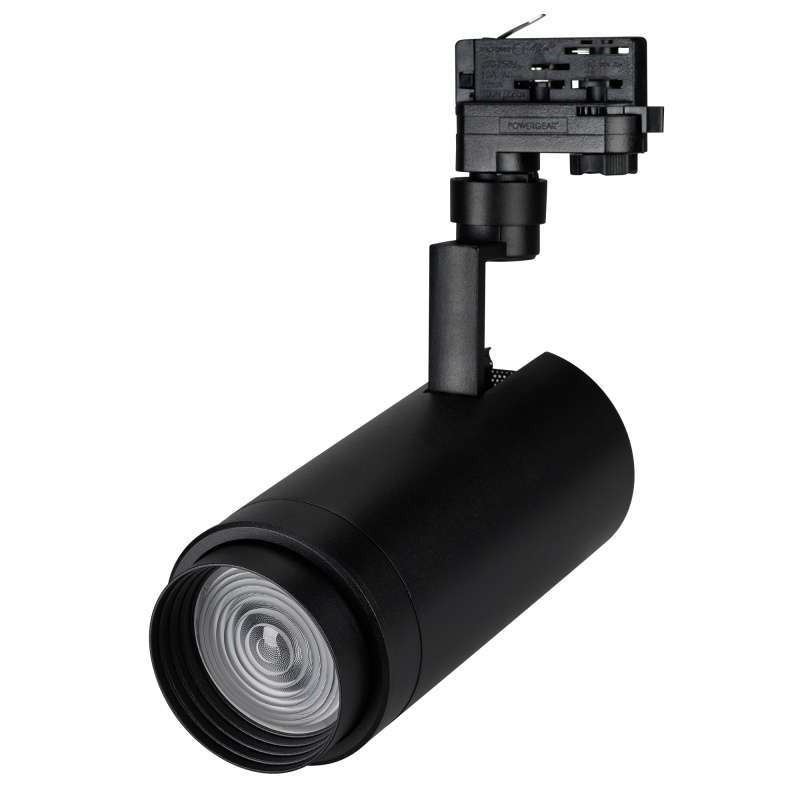 Трековый светильник  30W Белый дневной  LGD-ZEUS-4TR-R100  BK 20-60deg на шинопровод черный  024633