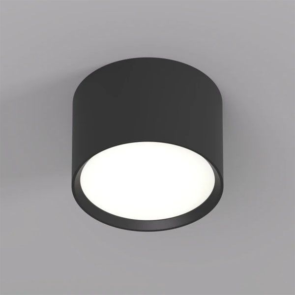 Накладной светильник DENKIRS без лампы LUND DK2601-BK GX53 цилиндр черный