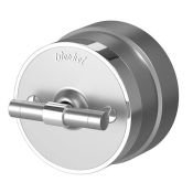 Ретро выключатель/преключатель пластиковый WERKEL RETRO Vintage W5812054 одноклавишный серебро матовый/хром