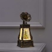 фигурка  светодиодная &quot;Граммофон с ёлкой&quot; 11х28х11 см, пластик, AА13х3, USB,  свечение тёплое белое