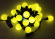 гирлянда фигурная  8W Желтый, большие шарики, RL-S5-20C-40B-B/Y, черный провод 5 м., соединяемая, 220V, 20 Led, IP65, статика