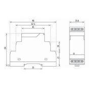 Термостат TER-9/230, AC 230V, цифровой термостат + встроенный таймер, программируемый 8595188124478