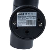 светильник Uniel без лампы UL-00011270 UUL-S22D-2x7W-GU10 IP65 BLACK цилиндр накладной черный