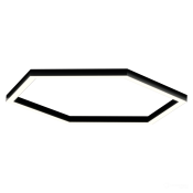 светильник   80W Белый дневной 0510715 Hexagon 35/40 (RAL9005/6x630/LT70 - 4K/80W) шестигранный черный