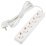 удлинитель с заземлением Uniel UL-00010008 S-GCU5-3 WHITE 3м Ultra