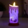 фигурка  светодиодная на батарейках «Свеча Сани новогодние», LR44, 6х6х10 см , RGB
