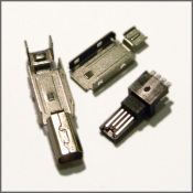Вилка USB mini B 4P на кабель