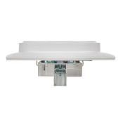 Штепсельная розетка встраиваемая двойная IEK SKANDY 16А SK-R24-16-K01-F SK-R07W с з/к с з/ш в сборе арктический белый