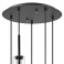 Подвесной светильник без лампы Lightstar 756057 CILINO 5х40W GU10 цилиндр черный/прозрачный