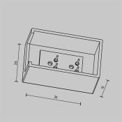 Заглушка для шинопровода Elasity TRA160EC-1B чёрный