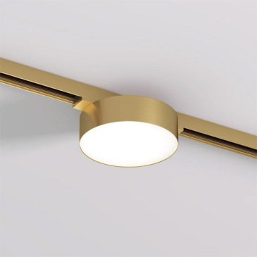 Трековый светильник   8W Белый теплый SHINE FLOW DK5762-SB IP20 на шинопровод латунь
