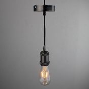 подвес Vintage 056-595 SUN-LUMEN 003/ E27 MIX MAT BLACK черный провод, с кольцом подвес Vintage 056-595 SUN-LUMEN 003/ E27 MIX MAT BLACK черный провод, с кольцом