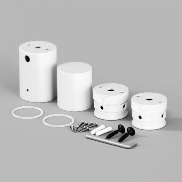 Держатель для гибкого неона Maytoni NEMO 20313 для накладного монтажа неона 360° D25 белый