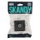 ТВ-розетка встраиваемая проходная IEK SKANDY SK-A10-P-K53 SK-A17G графит