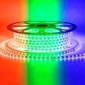 Светодиодная лента RGB 5060 220V 12W/m 60Led/метр герм 17-48 Стандарт IP65