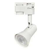 Трековый светильник однофазный под лампу GU10 UBL-Q323 WHITE на шинопровод белый UL-00009604 Volpe
