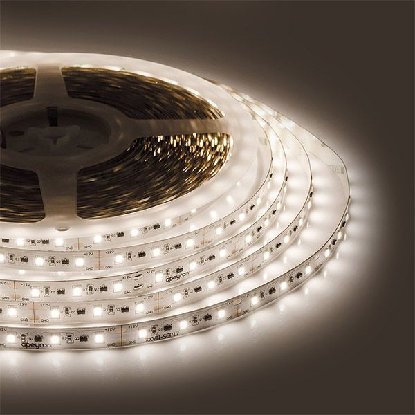 Светодиодная лента Белый теплый 2835 12V  14.4W/m  60Led/м герм 00-11 IP65