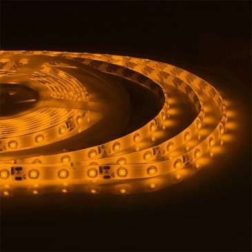 Светодиодная лента  Желтый 3528 12V  4.8W/m 60Led/метр герм (силикон) 05BL Стандарт 5м IP65 блистер Светодиодная лента  Желтый 3528 12V  4.8W/m 60Led/метр герм (силикон) 05BL Стандарт 5м IP65 блистер