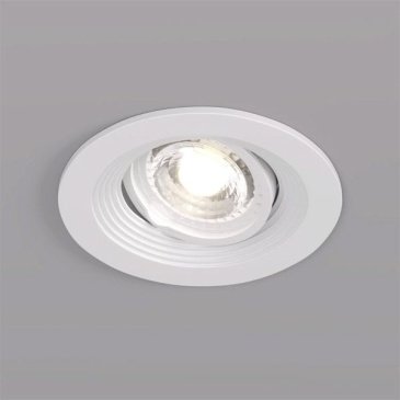 Встраиваемый светильник без лампы DENKIRS TISTED DK3029-WH GU10/GU5.3 белый круглый