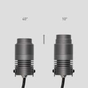 светильник   8W Белый теплый 028076 ALT-RAY-ZOOM-R52-8W 220V  IP67 черный