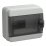 Корпус пластиковый TF5-KP72-N-08-65-K03-K02 КМПн-8 IP65 черная прозрачная дверь TEKFOR IEK