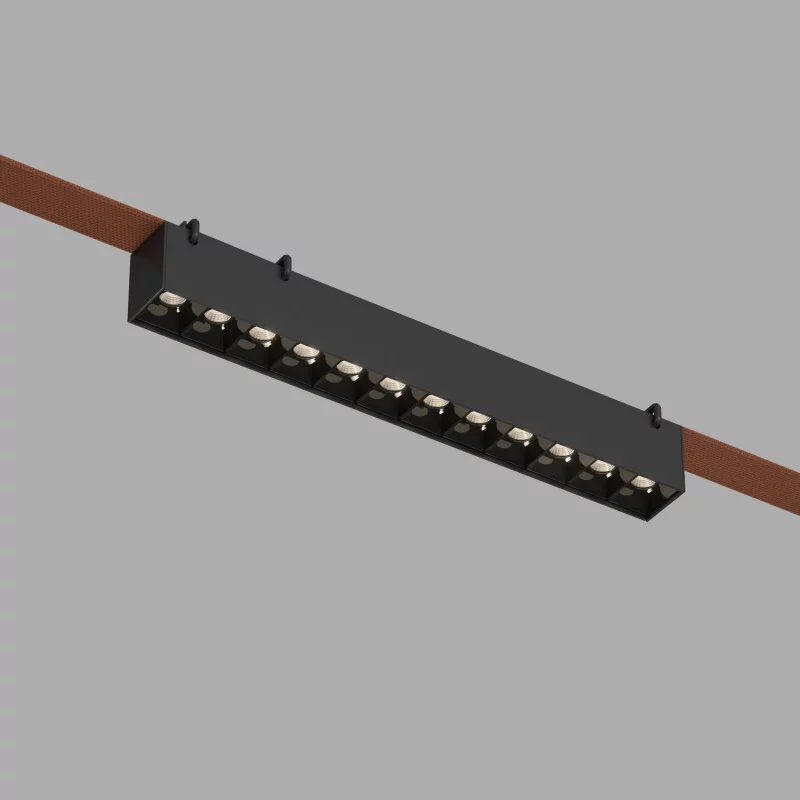 Трековый светильник  12W Белый теплый BELTY GRILL DK5571-BK IP20 на шинопровод черный