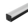 алюминиевый профиль S-LUX с экраном SL-LINE-2011M-2500 BLACK+OPAL SQUARE 027993
