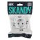 Штепсельная розетка встраиваемая IEK SKANDY 16А SK-R11-16-K01 SK-R05W с з/к без з/ш арктический белый
