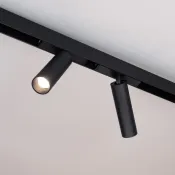 Магнитный трековый светильник 12W Белый дневной MAG-SPOT-25-R120 30deg  24V на магнитный шинопровод черный 046320 DALI